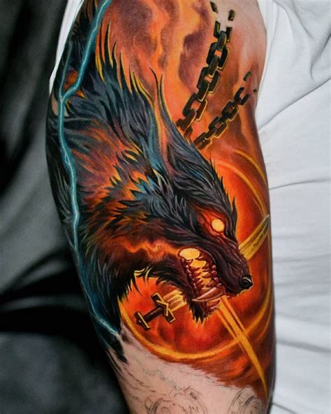 Fenrir Tattoo: Meaning, Ideas And Symbolism